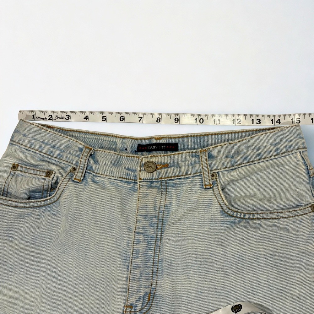 Bill Blass Vintage High Rise Mom Jeans Size 10 Easy Fit Straight Leg Light Wash - Picture 7 of 13